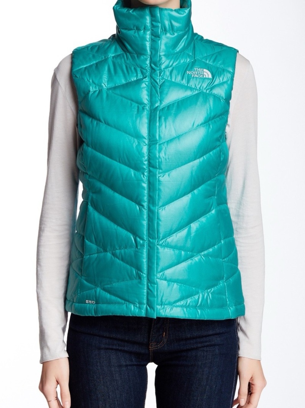 The North Face Aconcagua Vest Goose Down 550 Jacket Kokomo Green